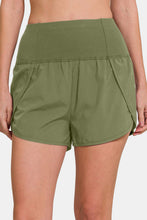 Load image into Gallery viewer, Zenana High-Waisted Zippered Back Pocket Active Shorts