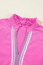 Load image into Gallery viewer, Ruffled Notched Cap Sleeve Mini Dress