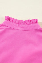 Load image into Gallery viewer, Ruffled Notched Cap Sleeve Mini Dress