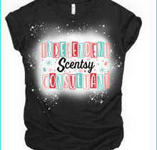 Load image into Gallery viewer, Scentsy consultant Christmas bleached