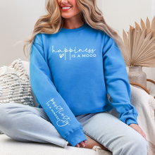 Load image into Gallery viewer, Happiness Is A Mood Graphic Sweatshirt