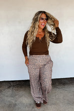 Load image into Gallery viewer, PREORDER: Floral & Cheetah Drift Away Joggers