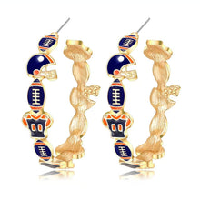 Load image into Gallery viewer, PREORDER: Game Day Hoop Earrings 7.27.26