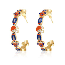 Load image into Gallery viewer, PREORDER: Game Day Hoop Earrings 7.27.26