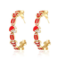 Load image into Gallery viewer, PREORDER: Game Day Hoop Earrings 7.27.26