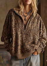 Load image into Gallery viewer, PREORDER: Leopard Rosette Top 8.17.26 OSYM