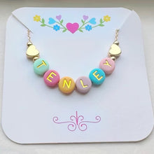 Load image into Gallery viewer, PREORDER: The Pastel Pop Name Necklace 8.3.26