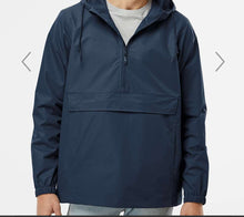 Load image into Gallery viewer, 1/2 zip Light weight windbreaker full zip