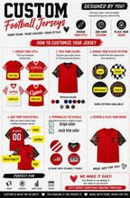 Load image into Gallery viewer, PREORDER: Custom Football Jersey (Front Text) 7.20.26
