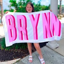 Load image into Gallery viewer, Custom Beach towel bag block options