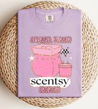 Load image into Gallery viewer, blessed, stressed, scentsy obessed
