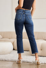 Load image into Gallery viewer, RFM Full Size Tummy Control Distressed High Waist Raw Hem Jeans