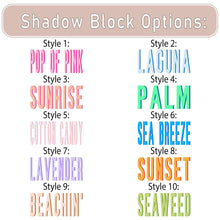 Load image into Gallery viewer, Custom Beach towel bag block options