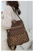 Load image into Gallery viewer, PREORDER: Two Tone Leopard Backpacks 8.17.26