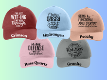 Load image into Gallery viewer, Comfort Colors Hat - Funny Sayings