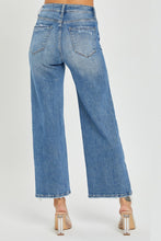 Load image into Gallery viewer, RISEN High Rise Side Slit Raw Hem Cropped Jeans
