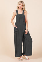 Load image into Gallery viewer, Culture Code Pocketed Sleeveless Wide Leg Overalls
