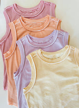 Load image into Gallery viewer, PREORDER: Summer Bianca Striped Ribbed Tank