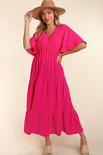 Load image into Gallery viewer, Haptics Tiered Babydoll Maxi Dress with Side Pocket