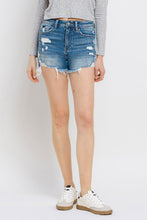 Load image into Gallery viewer, Vervet by Flying Monkey Distressed Raw Hem Denim Shorts