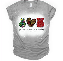 Load image into Gallery viewer, Peace love scentsy Christmas- NEW LOGO