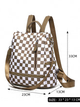 Load image into Gallery viewer, PREORDER: The Camden Check Backpack RERUN 8.10.26