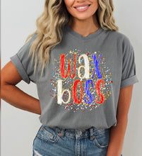 Load image into Gallery viewer, wax boss red white and blue splatter