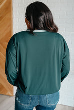 Load image into Gallery viewer, All Out Comfort V-Neck Pullover in Midnight Green