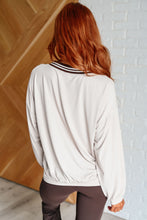 Load image into Gallery viewer, All Out Comfort V-Neck Pullover in Mocha Cream