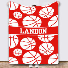 Load image into Gallery viewer, Custom Name Sport Blanket *CIJ SPECIAL* (Closing 08/03/2026)