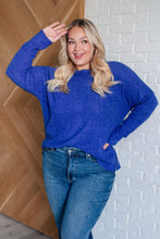 Load image into Gallery viewer, Casual Tuesday Ribbed Knit Sweater in Bright Blue
