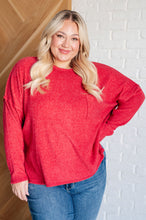 Load image into Gallery viewer, Casual Tuesday Ribbed Knit Sweater in Dark Red