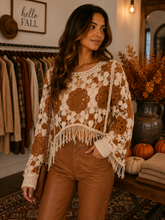 Load image into Gallery viewer, PREORDER: The Rustic Bloom Knit 8.17.26 OSYM