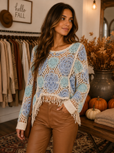 Load image into Gallery viewer, PREORDER: The Rustic Bloom Knit 8.17.26 OSYM