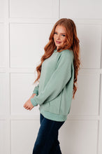 Load image into Gallery viewer, Crosswalk Textured Hoodie in Green