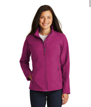 Load image into Gallery viewer, Embroidered SCENTSY ladies core softshell jacket