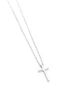 Load image into Gallery viewer, Dainty Silver Cross Necklace