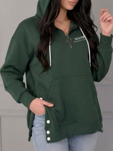 Load image into Gallery viewer, Scentsy Side Snap Quarter-Zip Hoodie
