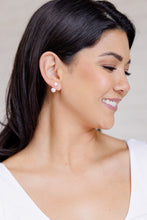 Load image into Gallery viewer, Double Pearl Stud Earrings