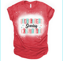 Load image into Gallery viewer, Scentsy consultant Christmas bleached