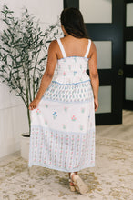 Load image into Gallery viewer, Eager Anticipation Mixed Print Midi Dress