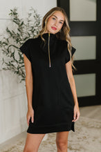 Load image into Gallery viewer, Easy Hustle High Neck Dress in Black