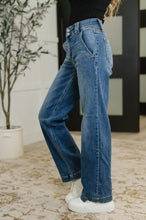 Load image into Gallery viewer, Elsie High Rise Double Button Wide Leg Jeans