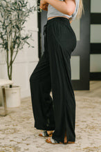 Load image into Gallery viewer, Essential Feeling Straight Leg Lounge Pants in Light in Black