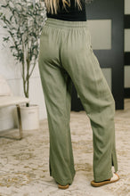 Load image into Gallery viewer, Essential Feeling Straight Leg Lounge Pants in Light in Olive
