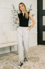 Load image into Gallery viewer, Every Second, Every Hour Jogger Bottoms in Heather Grey