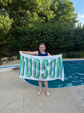 Load image into Gallery viewer, Custom Beach towel bag block options