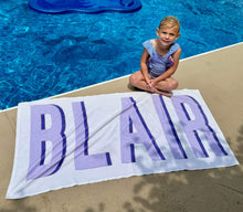 Load image into Gallery viewer, Custom Beach towel bag block options