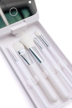 Load image into Gallery viewer, Gleam and Glam LED Mirror and Brush Set