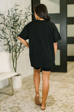 Load image into Gallery viewer, Going Far Top and Biker Short Set in Black